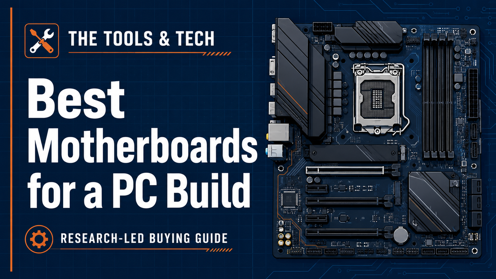 Editorial illustration for Best Motherboards for a PC Build