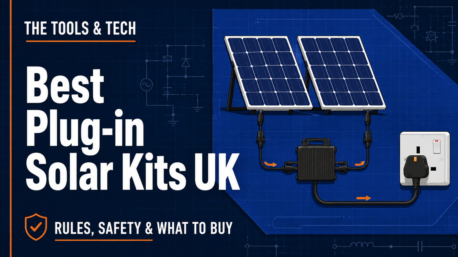 Editorial illustration for Best Plug-in Solar Kits UK