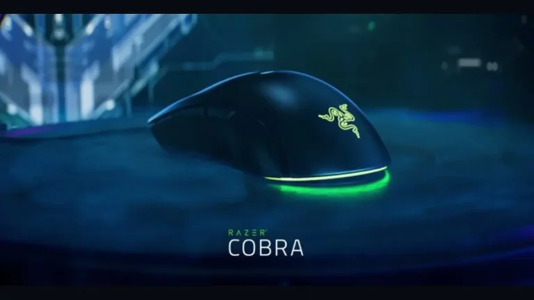 Razer Cobra wired gaming mouse with RGB underglow