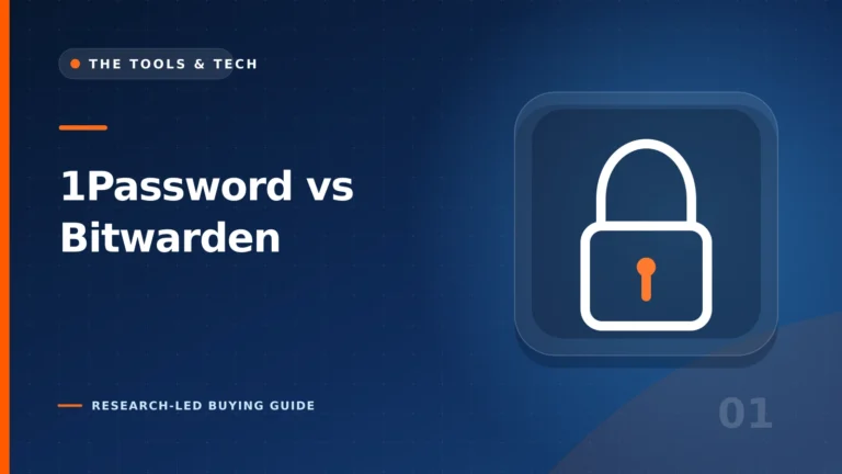 Editorial illustration for 1Password vs Bitwarden