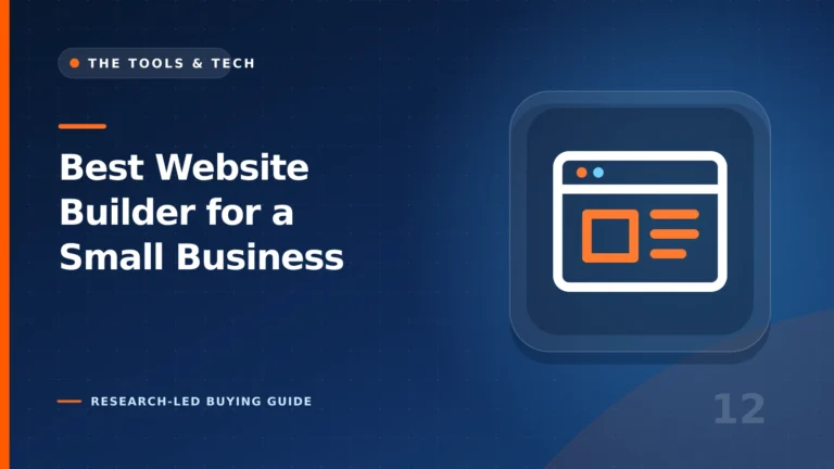 Editorial illustration for Best Website Builder for a Small Business