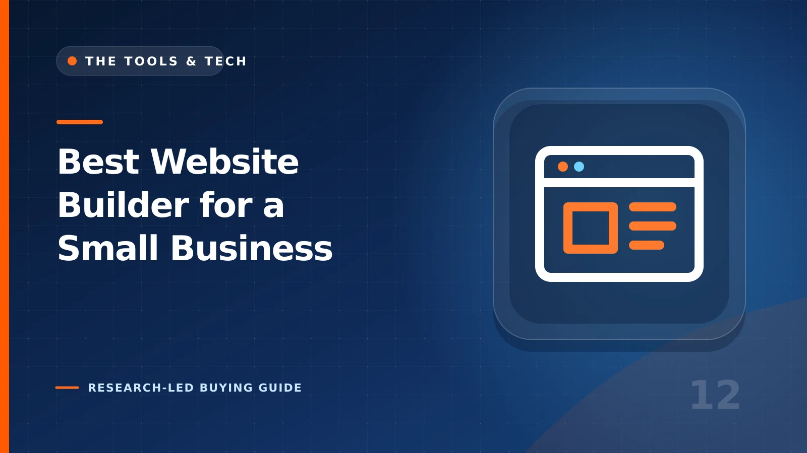 Editorial illustration for Best Website Builder for a Small Business