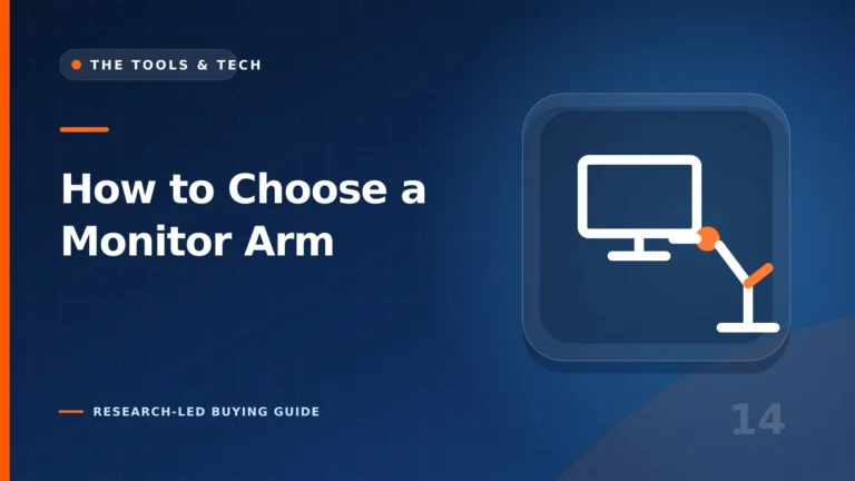 Editorial illustration for How to Choose a Monitor Arm