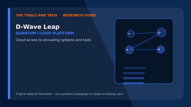 D-Wave Leap editorial guide illustration